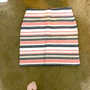 Striped skirt